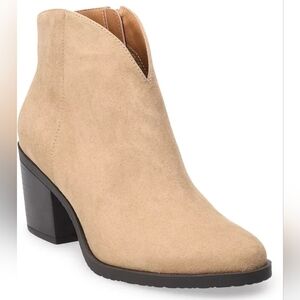 Tan Suede Shoe Boot